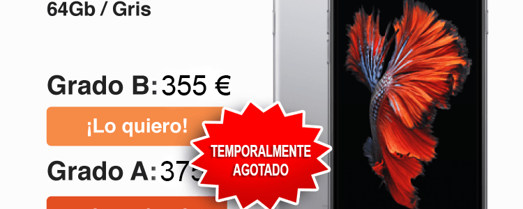 iPhone 6 ocasión desde 335€