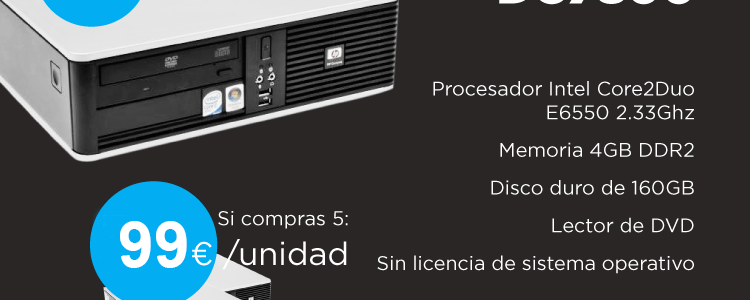 Ordenador HP desde 99€