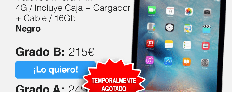 Ipad Air desde 215€